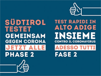 Logo Test rapidi in Alto Adige